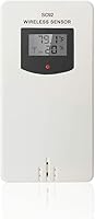 Vista 1 de SMARTRO Sensor remoto inalámbrico de reemplazo de termómetro para interior y exterior para SC92