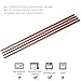 Donxote Wooden Noodles Kitchen Cooking Frying Chopsticks 16.5 Inches Brown Extra Long Set of 2 Pairs
