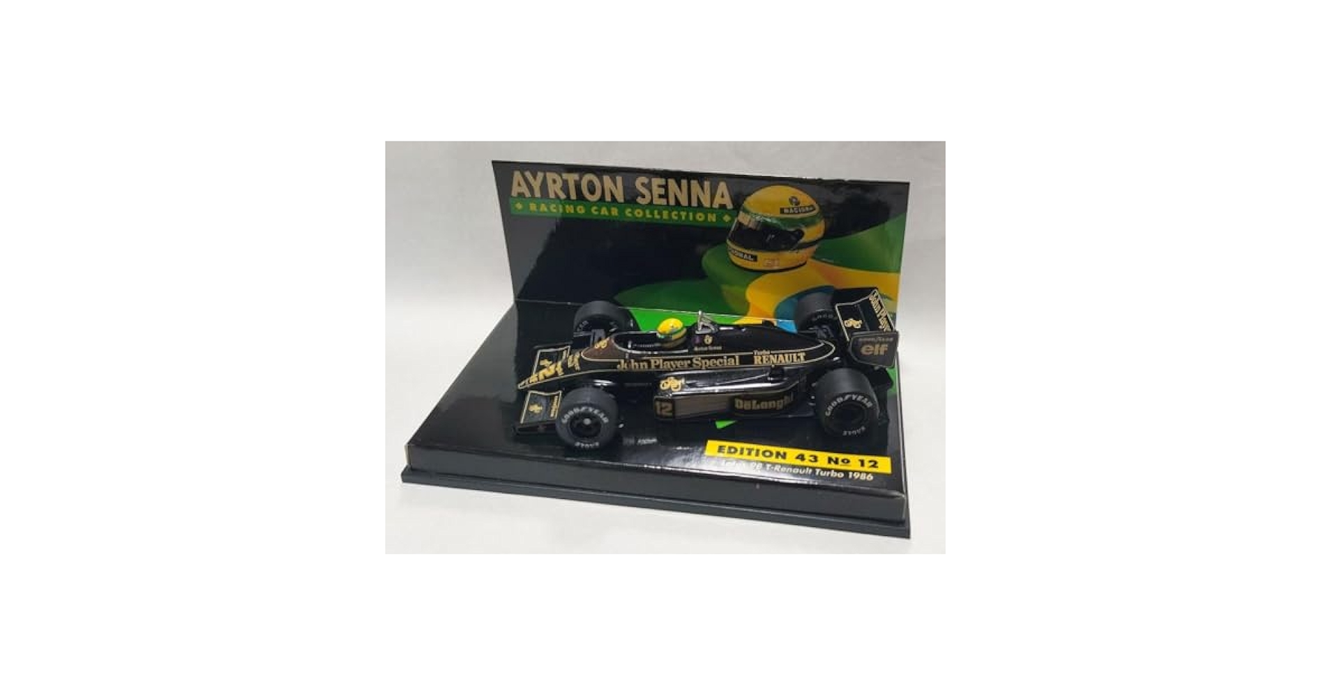 ミニチャンプス F1 ロータスルノー98T A.セナ JPSタバコ仕様1/43 ミニチャンプス F1 ロータスルノー98T A.セナ JPSタバコ仕様1/43