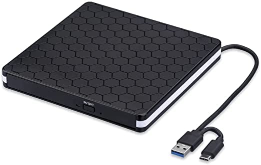 ruhza External DVD Drive, USB 3.0 Portable Type-C CD DVD +/-RW Drive/DVD Optical Drive USB C Burner Slim CD/DVD ROM Rewriter Writer Reader Portable for PC Laptop Desktop MackBook Mack Windows 7/8.1/10-picture-40