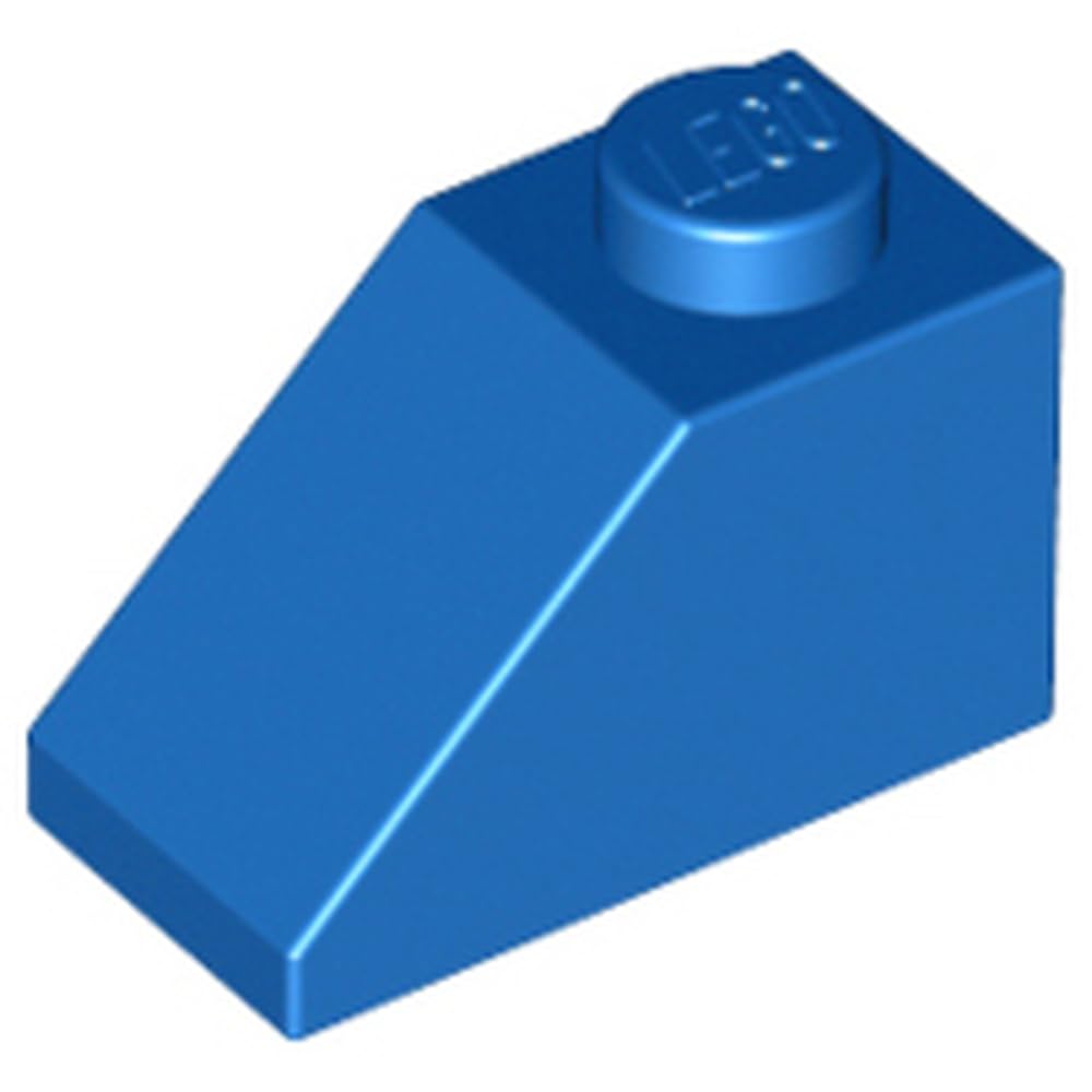 LEGO Slope 45 Degrees, 2 x 1, Part Number 3040 (Blue, 50, Bricks) โ image 1