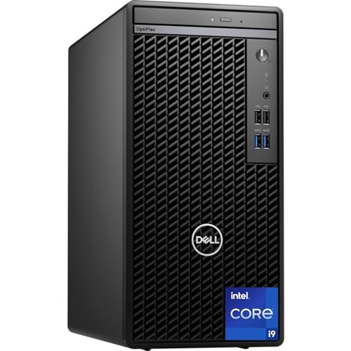Image of Dell Optiplex 7010 Tower Business Desktop, Intel i9-12900K Processor (up to 5.0 GHz), Intel UHD 770 Graphics, 64GB RAM, 2TB PCIe SSD, DVD-RW, DP Port, HDMI, Wi-Fi + Bluetooth, Windows 11 Pro