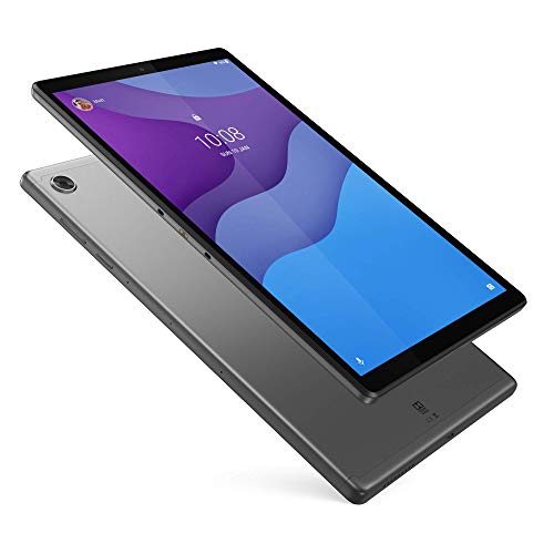 Lenovo Tab M10 HD (第 2 世代) - 10.1 インチ HD タブレット (MediaTek Helio P22T、4GB RAM、64GB 最大 1TB まで拡張可能、2 スピーカー、WiFi + Bluetooth、4G LTE、Android 10)、グレー
