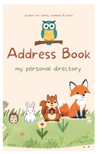 Internet Address, Contacts & Password Book Friendly Animal: All-i...