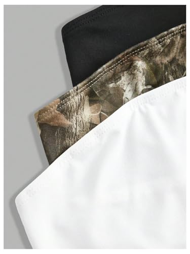 MakeMeChic Women's 3 Pcs Y2k Leopard Print Tube Tops Strapless Cheetah Print Crop Top3