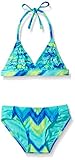 Breaking Waves Girls' Chevron Tie Dye Bikini Swimsuit