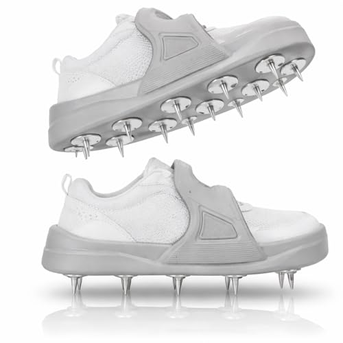 Cutecrop Epoxy Shoes Spike Shoes for Epoxy Flooring Coating, Slip-on Design, Safe Walking on Floor...