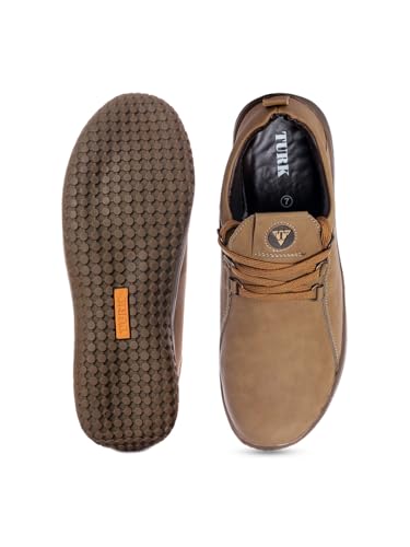 Image of Khadim's Olive Outdoor Casual Sneakers for Men