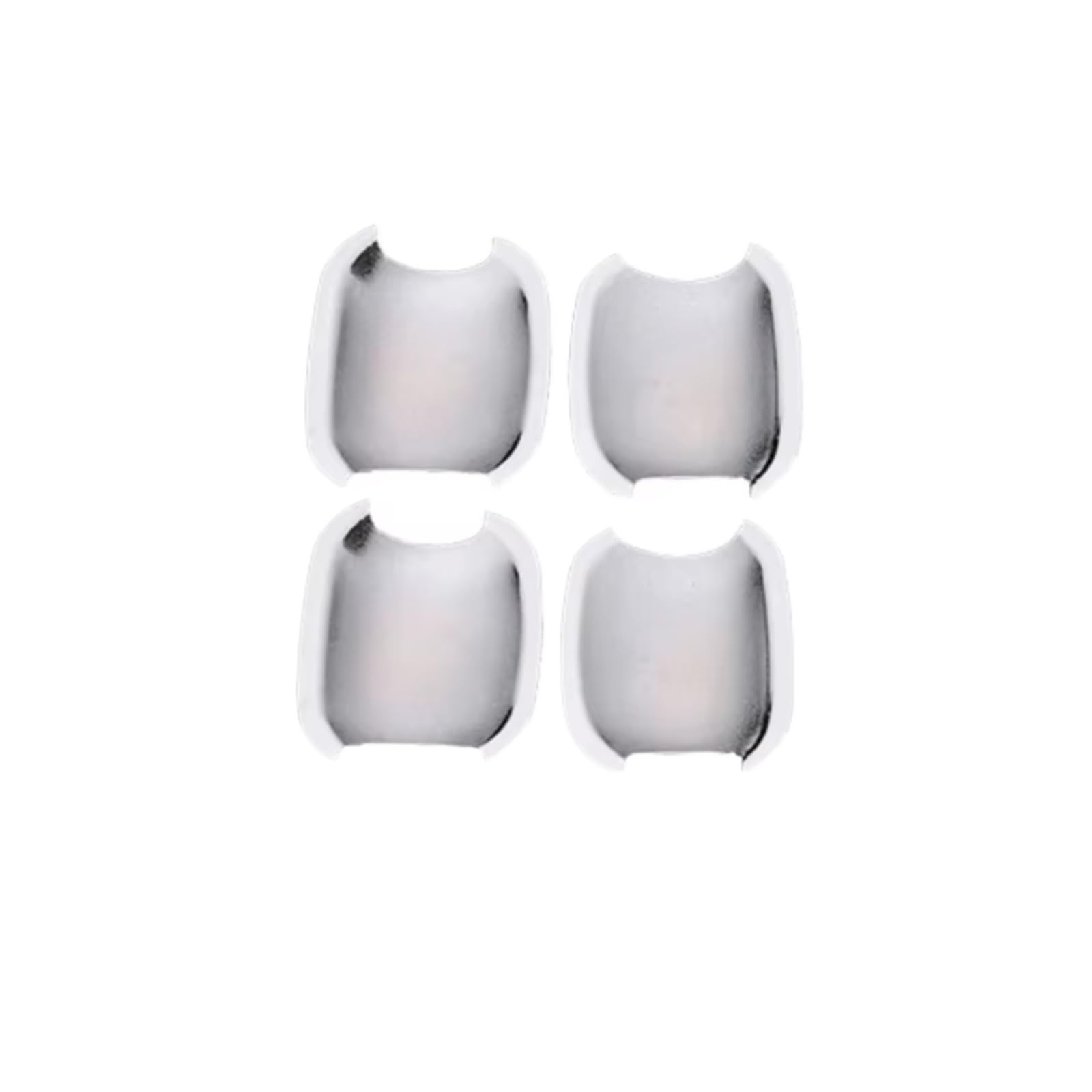 Zcxfdthf One Color Door Handle Covers Part Compatible With C&Itroen For C4 For Cactus 2014-2022 Car Exterior Door Handle Cover Stickers Accessories Set(Bowl)