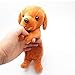Longsheng Bolsa creativa de peluche suave 3D perro lápiz lápiz lápiz bolsa de papelería (Golden Retriever)