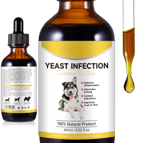 Natural Yeast Infection Treatment for Dogs, Dog Ear Infection Treatment, Dog Allergy Relief, Helps to Support Itch Relief, Inflammation Relief & More, Ear Infection Treatment for Dogs - 2 fl oz - image 8