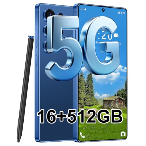 Image of S25 Ultra 5G Unlocked Smartphone,12GB+512GB Fully Cell Phone for Android 14, 6.99 inch Unlocked Cell Phone, 7000mAh, 68MP+108MP Dual Camera /Dual SIM /Fingerprint Lock /Face (Deep Blue)