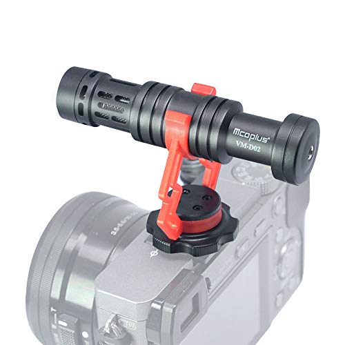 Mcoplus VM-D02 Camera Microphone, External Shotgun Video Microphone for Smartphone,Canon, Nikon, Sony Cameras