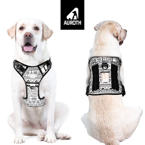 Image of AUROTH Dog Harness for Large Dogs, No Pull Tactical Dog Vest Heavy Duty