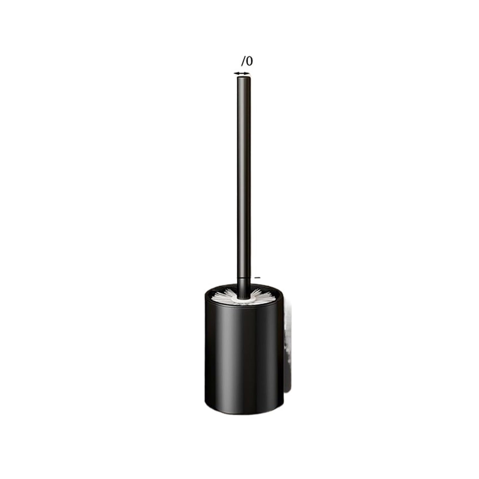 Toilet Brush And Holder Set 1 Set Toilet Brush & Holder Space Washing(Black)
