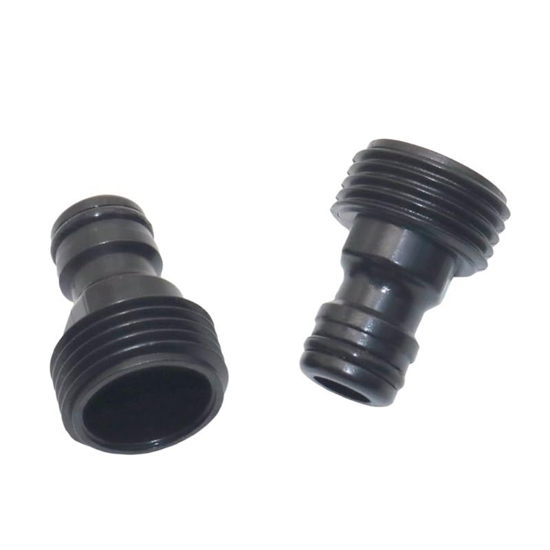 100 Uds plástico 3/4 "conexión macho grifo de jardín manguera conector de agua tornillo macho accesorios de jardinería(USA Standard thread)