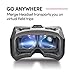 Merge AR/VR Headset - Go Anywhere - Virtual Reality Field Trips and Mixed Reality Learning - Science and STEM Ages 10 and up (Moon Grey)