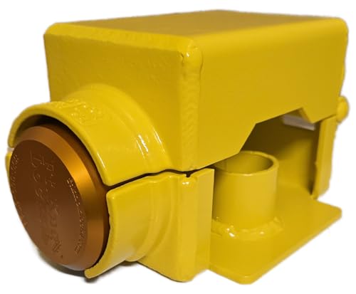 CurtHD Channel Mount Adjustable Coupler Lockbox (Curt Channel Mount Adjustable Coupler Lock (CurtHD) W/Cobra-Sidewinder Aluminum Puck Lock)