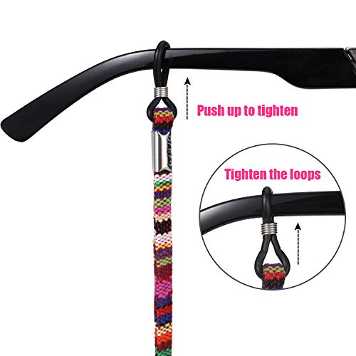 Frienda Glasses Strap Eyewear Retainer Eyeglass Holder Eye Glasses Lanyard Chain Eyeglass Cord Lanyard Multicolored Sunglasses Strap For Women Men (24 Pieces) #TOP3