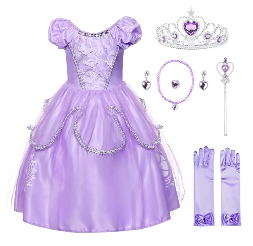 JerrisApparel Mädchen Prinzessin Kostüm Kleid Geburtstag Party Ankleiden...
