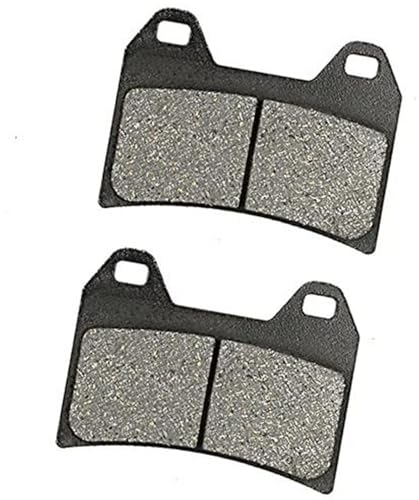 Jodriva Motorrad-Bremsbeläge vorne und hinten, for CAGIVA Raptor 650 1000 Raptor650 V-Raptor V X-tra 2000–2007 Motorrad-Bremsbeläge vorne und hinten(BLACK Front)