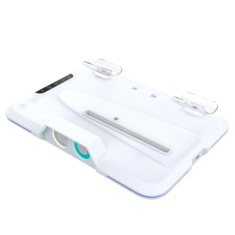 Generico Supporto e stazione di raffreddamento con controller a LED RGB Stazione di ricarica console per PS5 Slim Base di raffreddamento multifunzionale con gancio per cuffie