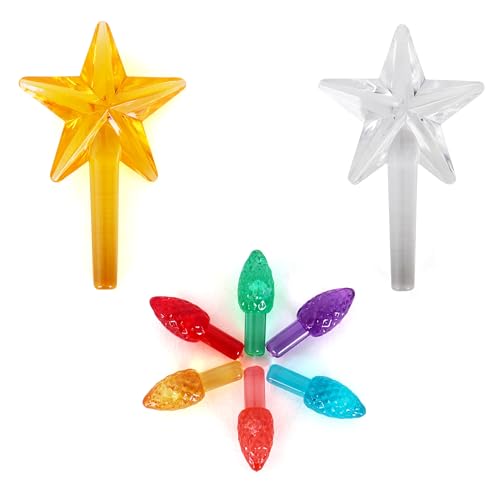 Image of Night Light Spare Parts Pack - Replacement LED Night Light and Bulbs for Vintage Ceramic Night Lights - 1 Pack