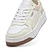 PUMA womens Carina Street Sneaker, Puma White Alpine Snow Frosted Ivory, 7 US