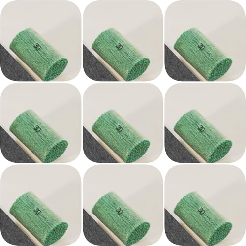 Image of Yglnden 10 Bundles Latch Hook Kit Colorful Yarn Bundles Cut Rug DIY Latch Hook Yarn for Handmake Craft Sewing Knitting for Adults (10 Bundles# Dark Green A)