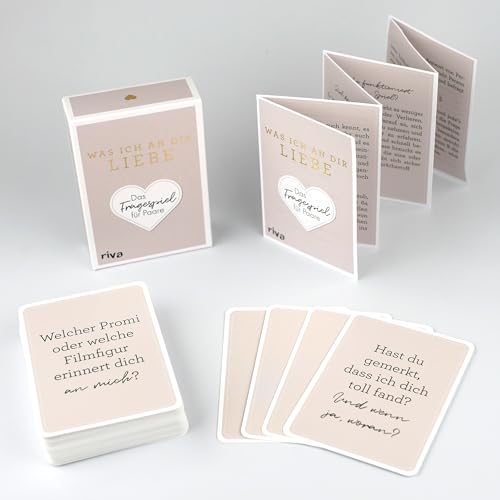 Was ich an dir liebe – Das Fragespiel für Paare: Das Original. Tiefgründige und unterhaltsame Fragen für eine glückliche Beziehung. Geschenkidee zu Hochzeit, Jahrestag, Valentinstag