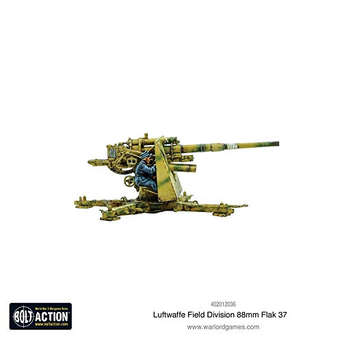 Warlord Games Bolt Action Luftwaffe Flak 37 8.8cm miniatura 2