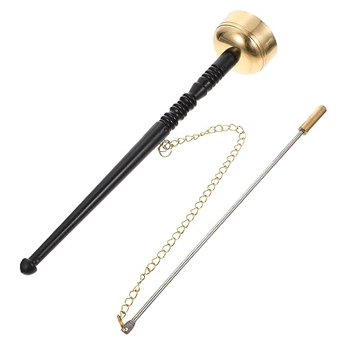 ibasenice Campana Yin Qing Budista Hecha a Mano Gran Carillón de Cobre para Yoga Y Rituales de Oración