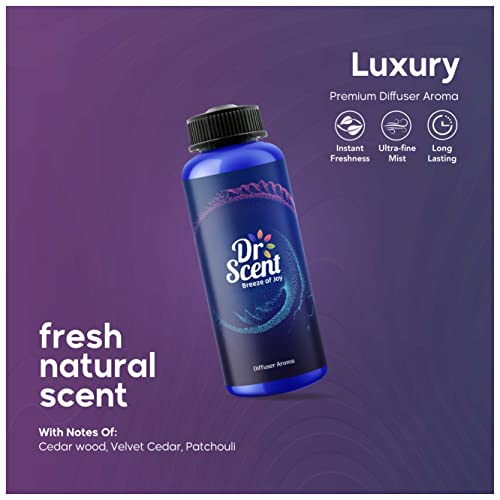 Dr Scent Breeze of Joy Aroma Luxury | Premium Essential Oil Diffuser for Serene Relaxation and Wellness | Long-Lasting Fragrance | Elevate Your Space with Luxury Aromatherapy 500ml