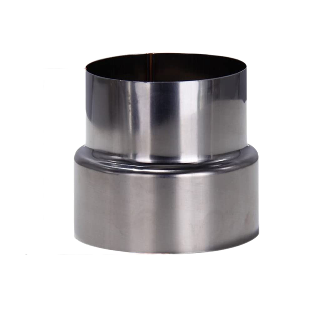 OnSaya ?80mm/?70mm Stainless Steel Flue Liner Reducer/Tubing Connector Chimney Adaptor Stove Pipe (Color : ?80mm/?70mm)