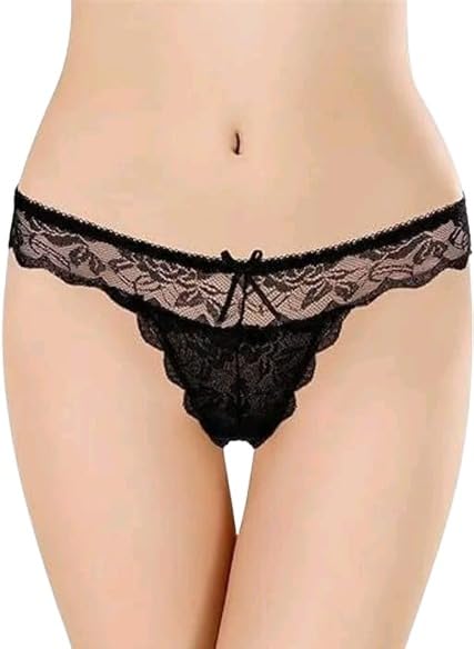 atimuna Women’s Alluring Lace G-String Thong Panties – Transparent T-Back Lingerie Briefs for Women – Low Rise, Comfortable & Airy Underwear-picture-51