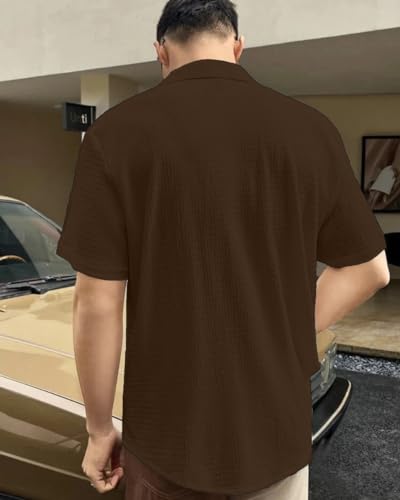 Image of ROYALICA Regular Fit Self Design Solid Spread Collar Casual, Formal Shirt for Men | Shirt for Men, Shirt for Men Design, Shirt, Shirt Gents, Shirts for Men