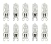 Produktbild Vstar 10er-Set G9 Halogenlampe, klar, 230V/33W, 460lm, 2800K, Warm-Weiß
