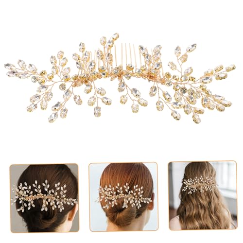 Beavorty 4 Peças Pente De Cabelo De Casamento Olho De Cavalo Para Mulheres Acessórios Curtos Pente D