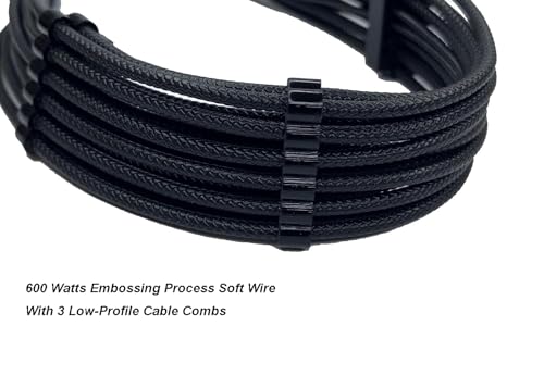 Premium 600W 2X 8-Pin to PCIe 12V-2x6 Type 4 PSU Power Cable for Corsair by Thsion - Used condition - Image 4
