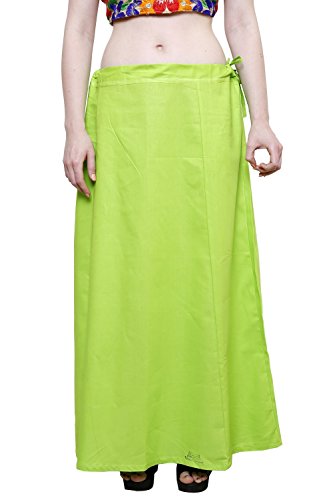 Image of Pistaa's combo of Women's Cotton Best Plain Solid Indian Readymade Inskirt Saree petticoats