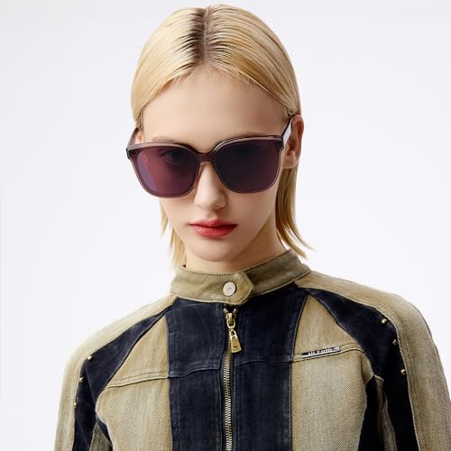 Image of BOLON Unisex Classic Square Polarized UV400 Sunglasses | Exclusive Eyewear Brand of EssilorLuxottica, Iconic Lightness Square Silhouettes from BOLON