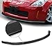 DNA MOTORING 3PCS CT-Style Front Bumper Lip Compatible With 2003-2005 Nissan 350Z Z33, Matte Black, 2-PU-573