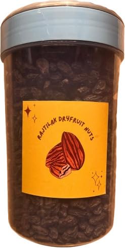 Image of RAJTILAK Dry Fruits Combo Pack of 2 | Premium California Almonds & Premium Black Raisins | Badam & Kali Kishmish | Nuts & Dry Fruits | Healthy & Tasty | Pack of 2x20g Each