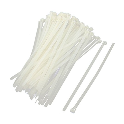 Uxcell, fascetta regolabile in nylon, 250 mm, 100