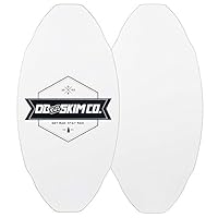 Centrano Unisex – Erwachsene DB Plank Skimboard, Weiß, S