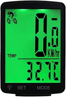 TAMSOI TXY Bicycle Accessories Wireless Odometer For Bicycles 2. 8" Tachometer Backlit Cycling Speedometer Display (green Light)