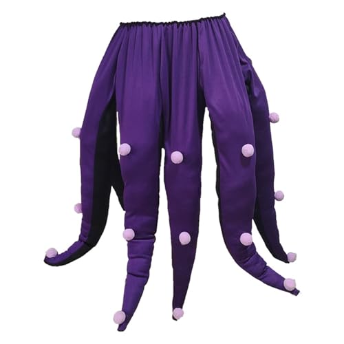 Ensemble sorcière de mer d'Halloween pour femme avec jupe tentacules aux finitions soignées