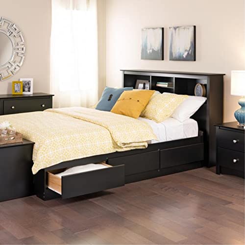 Ergode Full/Queen Bookcase Headboard, Black #TOP1