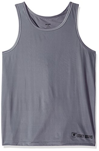 STACY ADAMS Men's Regular Tank Top, Gray, X-Large