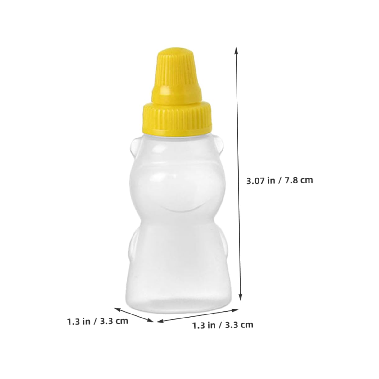 PRETYZOOM 60 Stk Sauce Flasche Saucenflasche küchenarmatur mini flasche Süße Soßenflasche gwürze behälter Honigspender Squeeze-Flasche für Sauce Flaschen mit Sojasauce Sport Wiederverwendbar